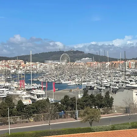 Au Bord Des Falaises - 7 Pers - Piscine - Dernier Etage - - Vue Sur Le Port - Histoire De Cles * 아그